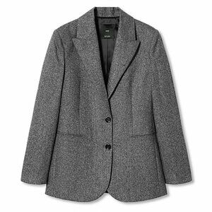 Mango Blake Wool Suit Blazer Sz XS